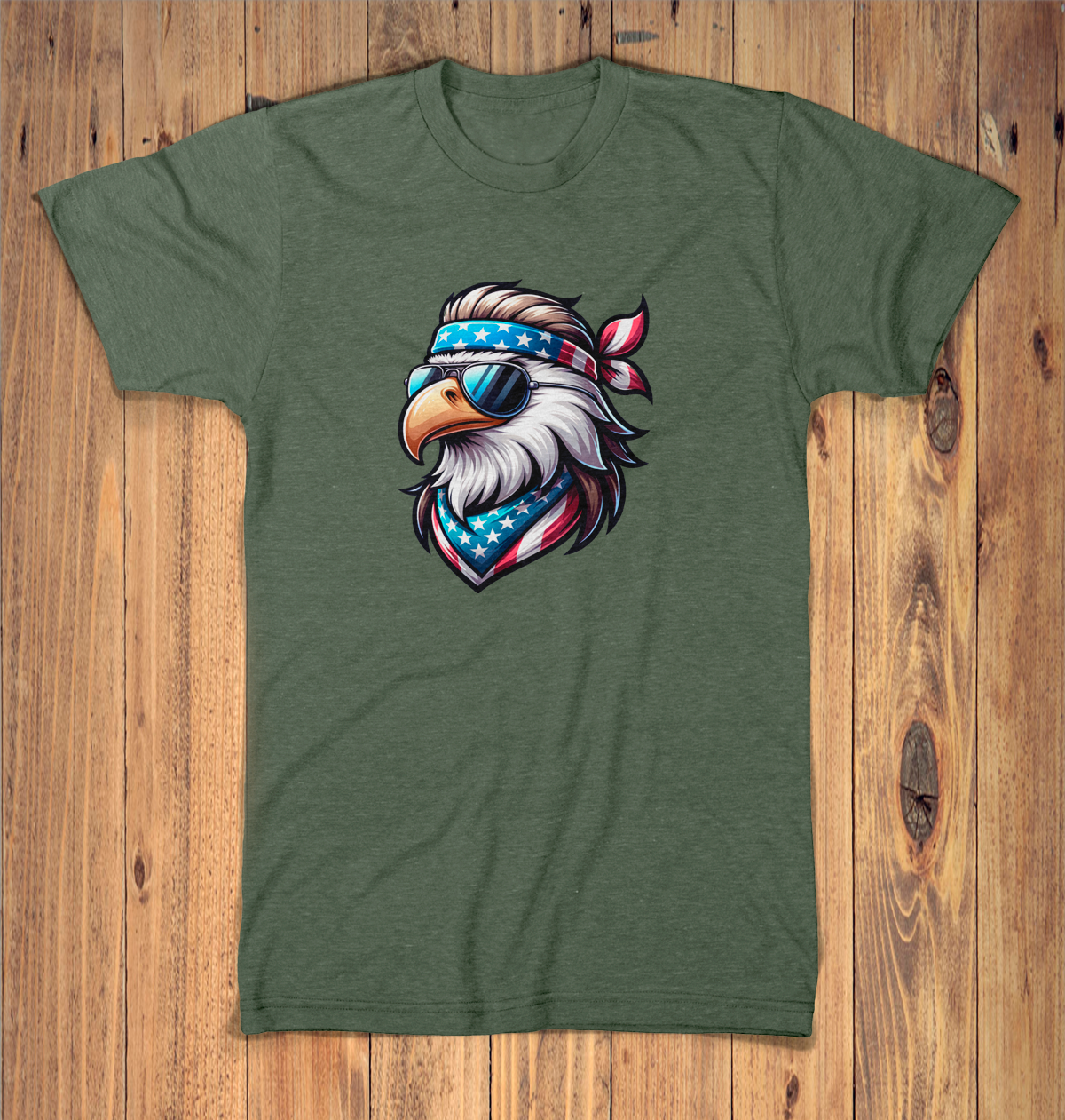 Patriotic American Eagle Graphic Tshirt