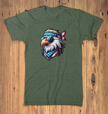 Patriotic American Eagle Graphic Tshirt