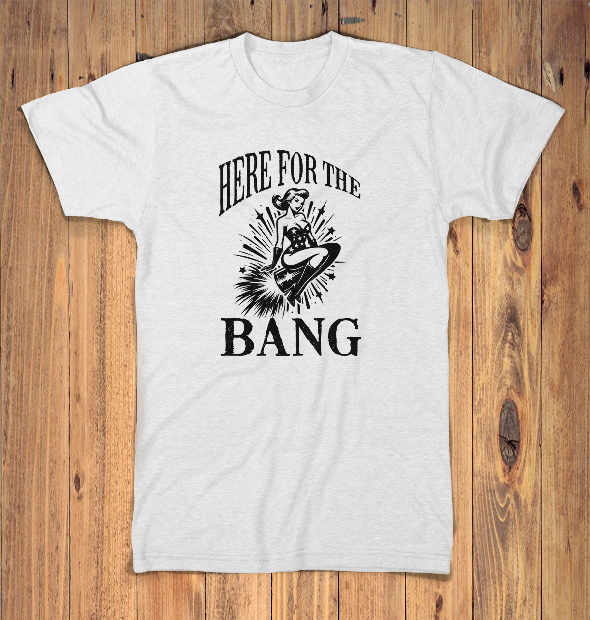 Here for the Bang Graphic Tshirt